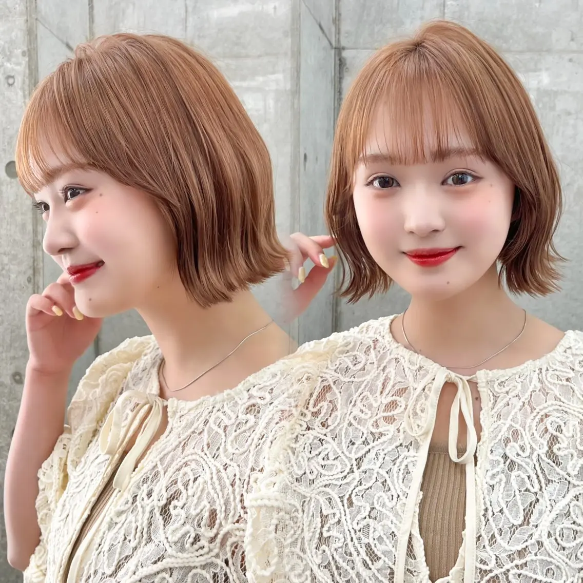 ショート モデル募集中🍒 矯正ボブRunaのヘアスタイル