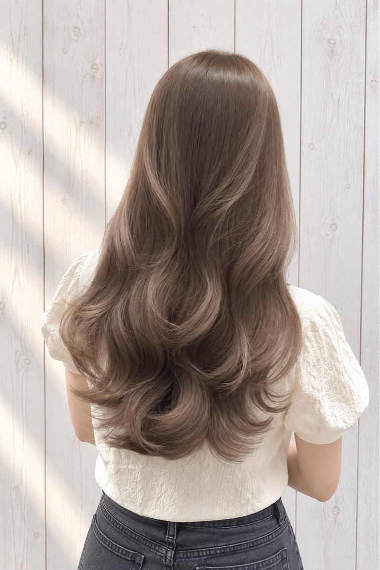 ロング ヘアカラー トリートメント Trip 香椎🌟 ブリーチ/髪質改善のヘアスタイル