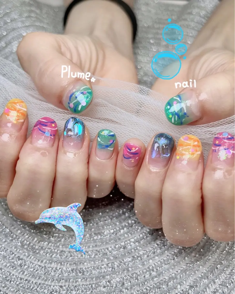 ネイル ハンドネイル plume nail ☆韓国ネイルのネイルデザイン