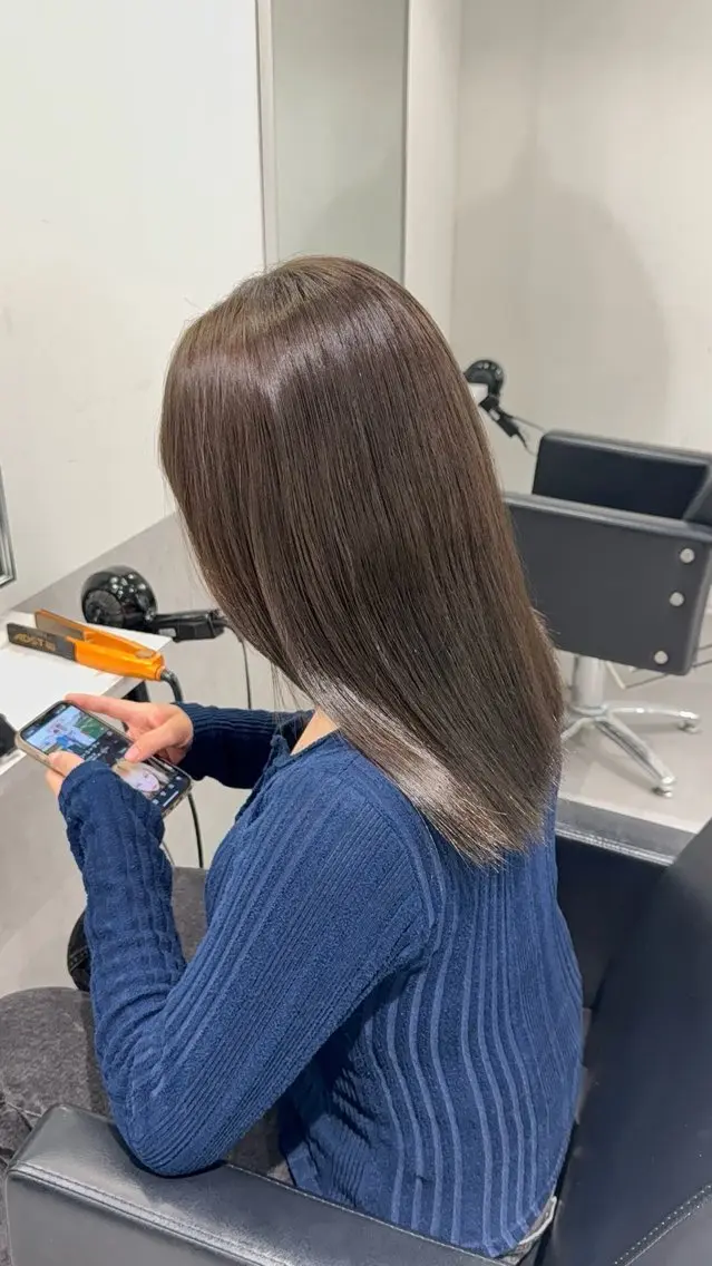 カラー ヘアカラー ciera. アオイ 🦢✯のヘアスタイル