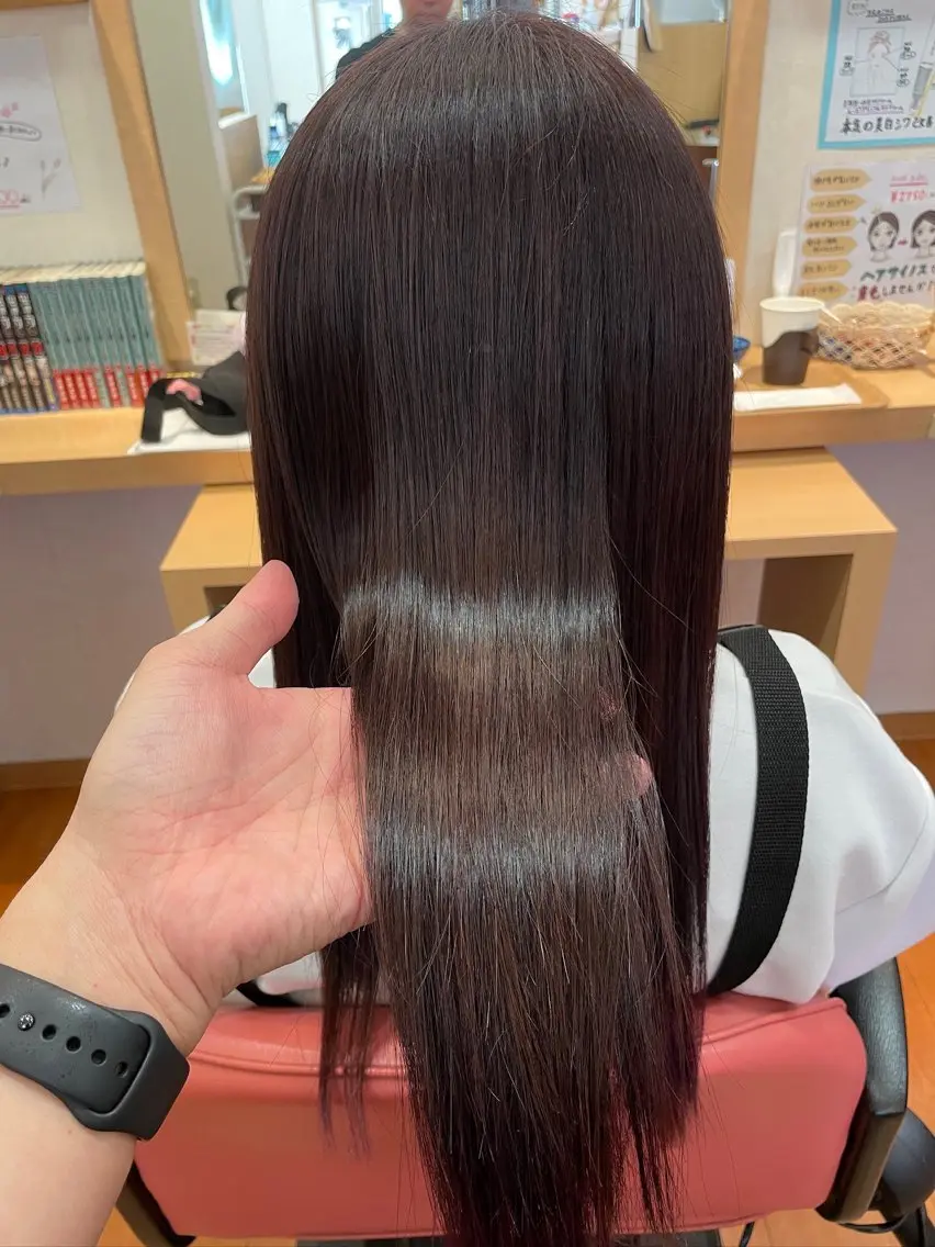 【縮毛矯正で感動したい方へ】カット✂️+髪質改善縮毛矯正の写真