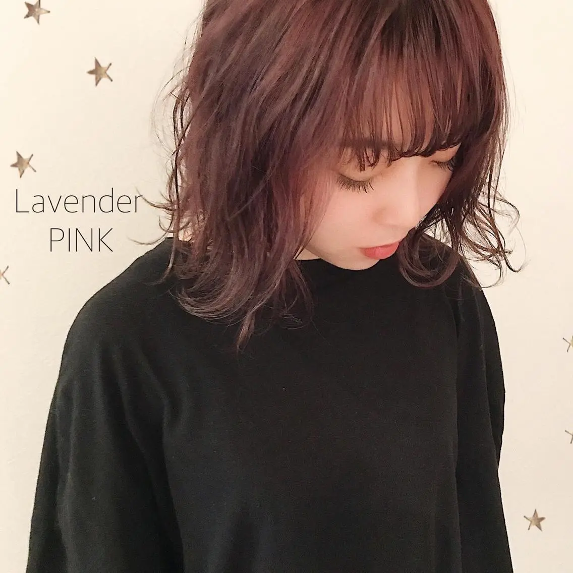 ミディアム カラー カット ヘアカラー 市川 千夏のヘアスタイル