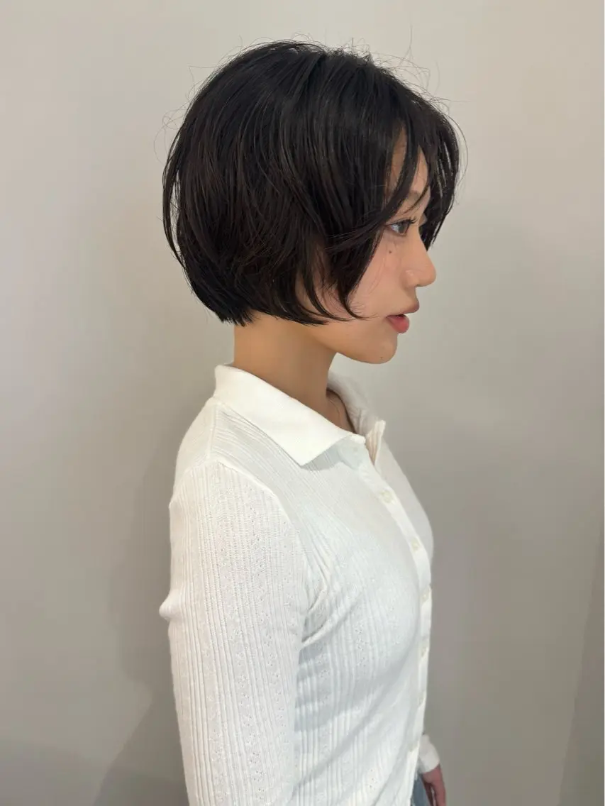 ショート パーマ カット パーマ misa___boo MISAのヘアスタイル