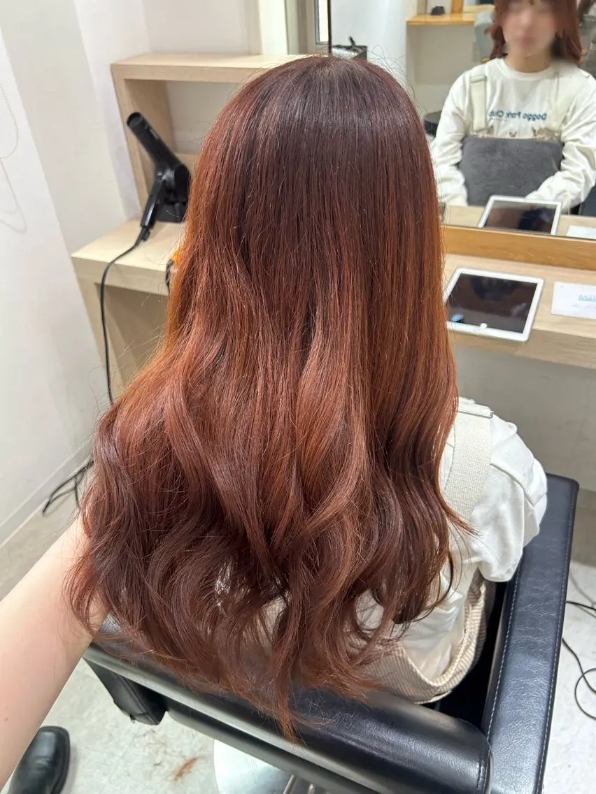 ロング カラー カット ヘアカラー トリートメント 🤍透明感/韓国風 🤍サクラギヒトミのヘアスタイル