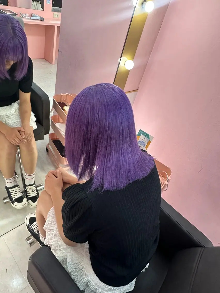 ミディアム カラー カット ヘアカラー トリートメント 🦋色落ちまで綺麗に 🦋KOKIのヘアスタイル