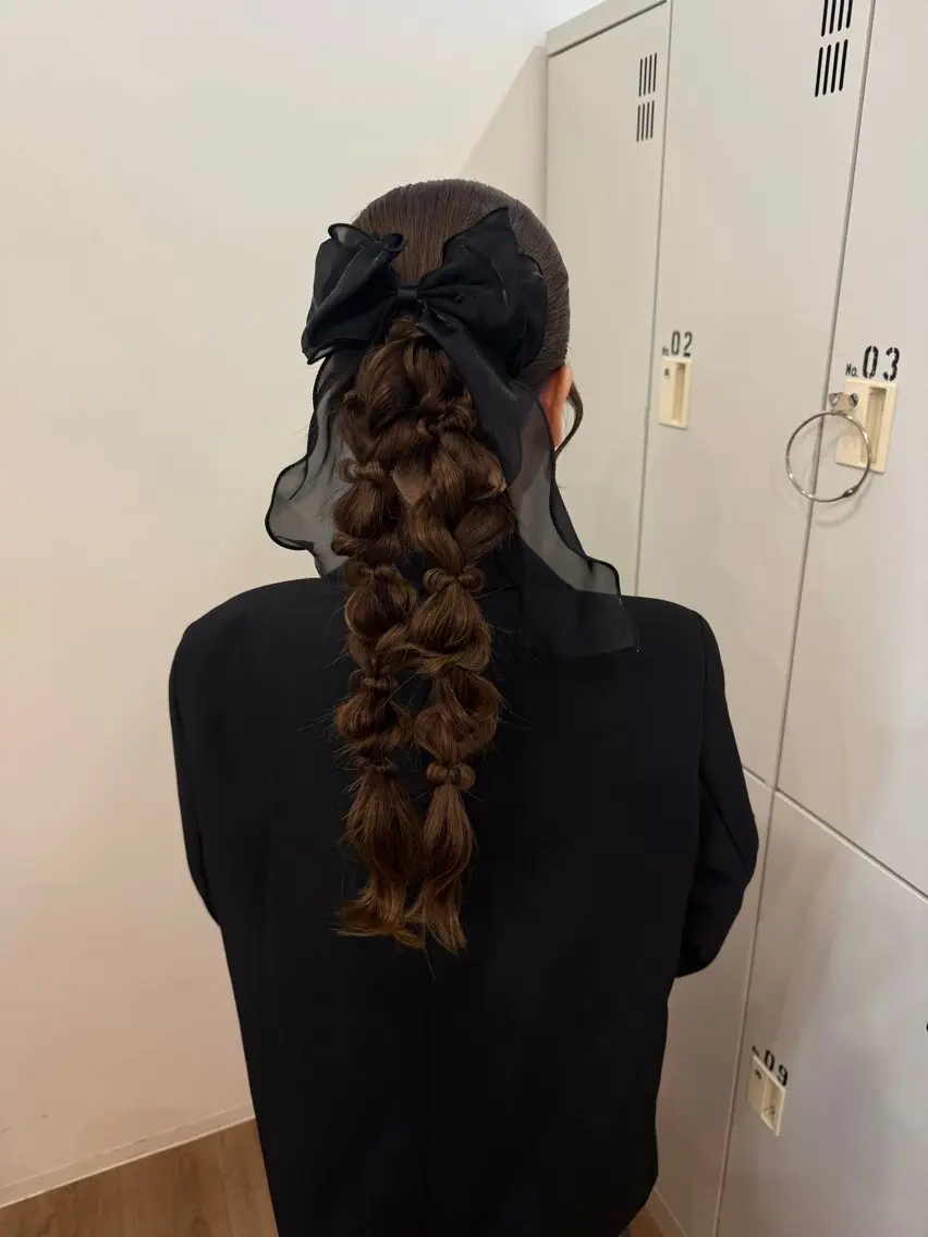 ヘアアレンジ ヘアセット fenice natsumiのヘアスタイル