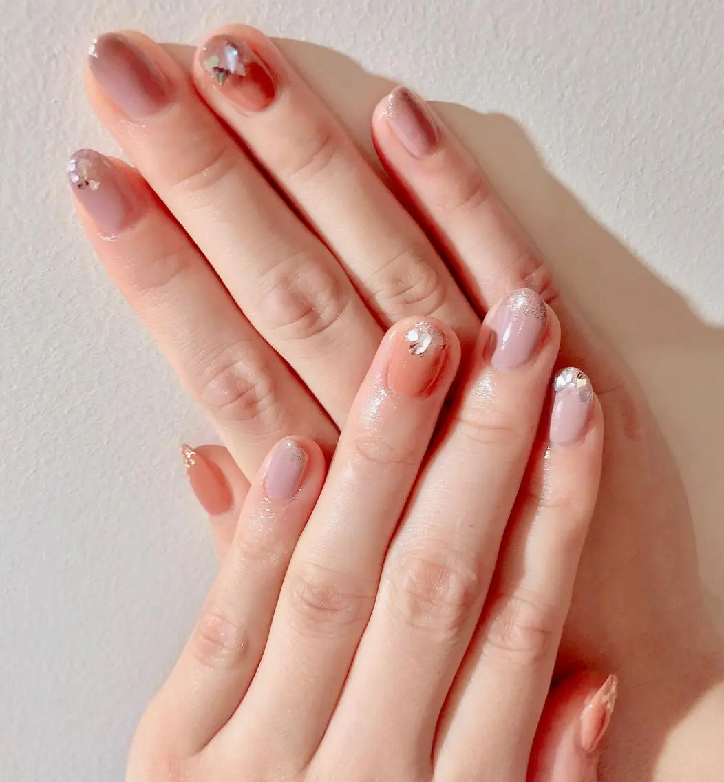 ネイル オフィスネイル シンプルネイル ハンドネイル nail salon REMのネイルデザイン