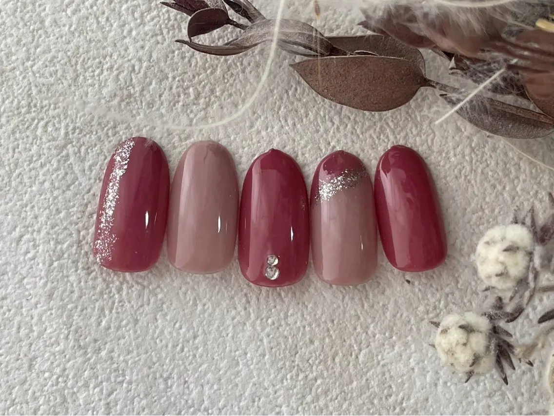 ネイル オーロラネイル 桜ネイル フラワーネイル フットネイル フレンチネイル ハンドネイル kiki nail たまプラーザのネイルデザイン