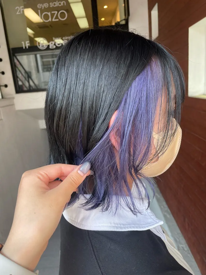 🌷【ケアブリーチ使用】インナーカラー+カット+ケアトリートメントの写真