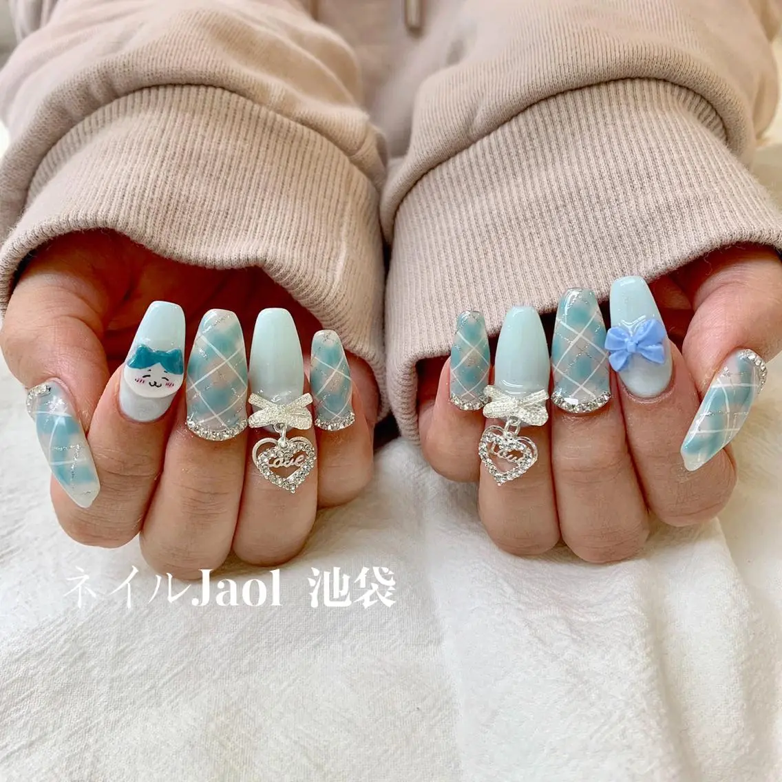 ロング ネイルJaol 池袋のネイルデザイン