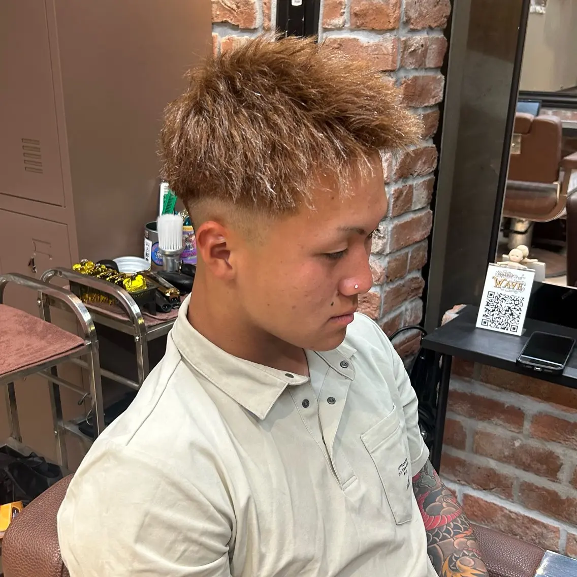 ショート メンズ フェードカット カット 💈PRO SHOP WAVE 望愛💈のヘアスタイル