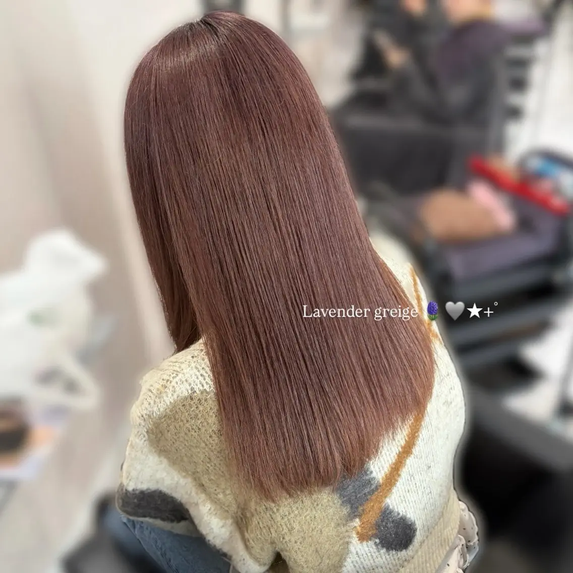 ロング カラー ヘアカラー 透明感カラー🪼🩵 𝐑𝐢𝐧のヘアスタイル