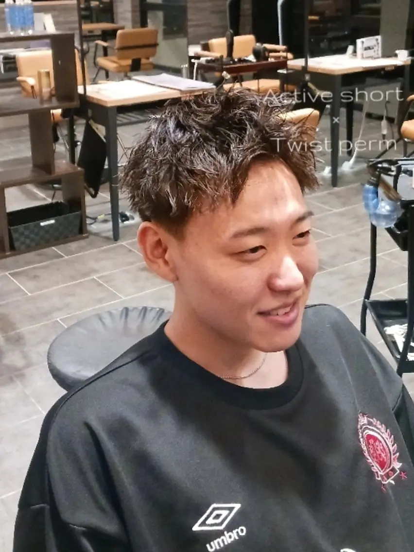 パーマ ツイストパーマ 羽田野 紗可のヘアスタイル