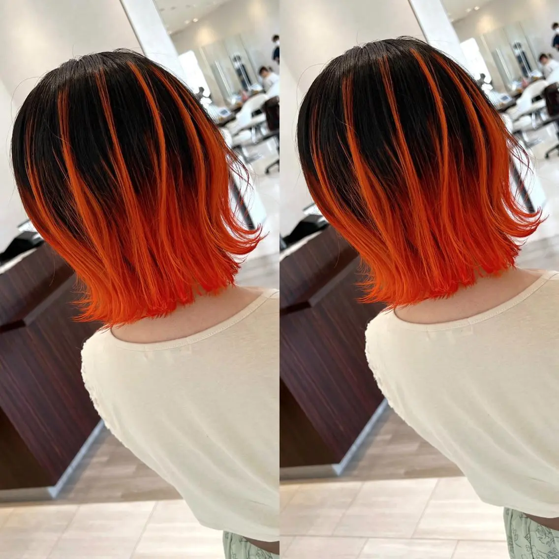カラー グラデーションカラー earth甲府昭和店 東　允のヘアスタイル