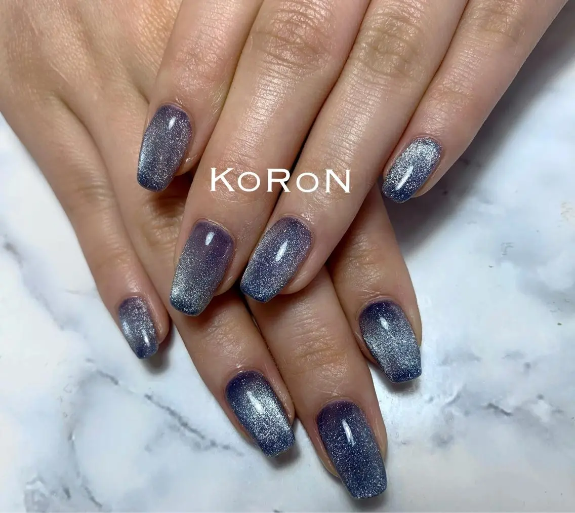 ネイル マグネットネイル 自宅サロン鎌倉 KORONのネイルデザイン