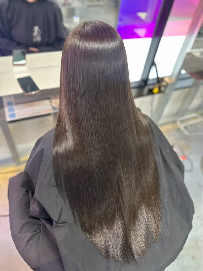 ワンカラー(トーンダウン)+トリートメント すぐ予約⭕️の写真