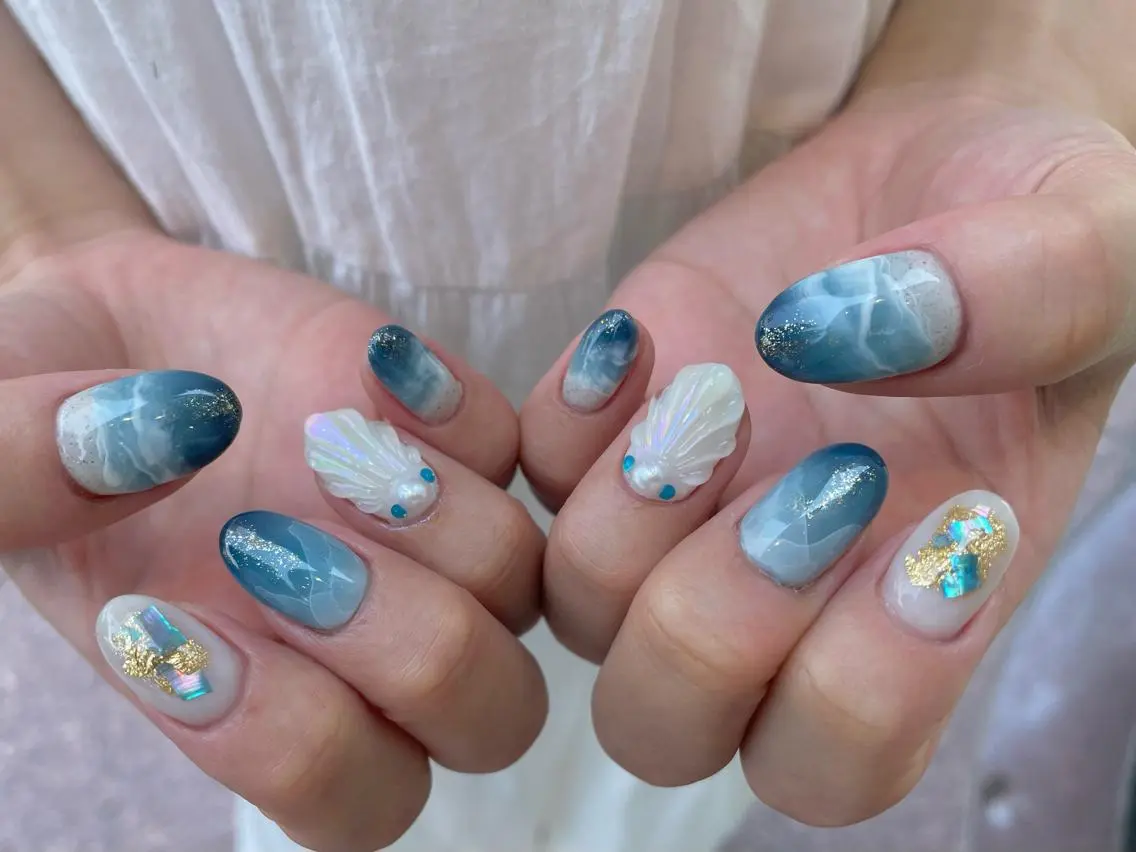 ネイル ハンドネイル Ash関内ネイリスト 荒木のネイルデザイン