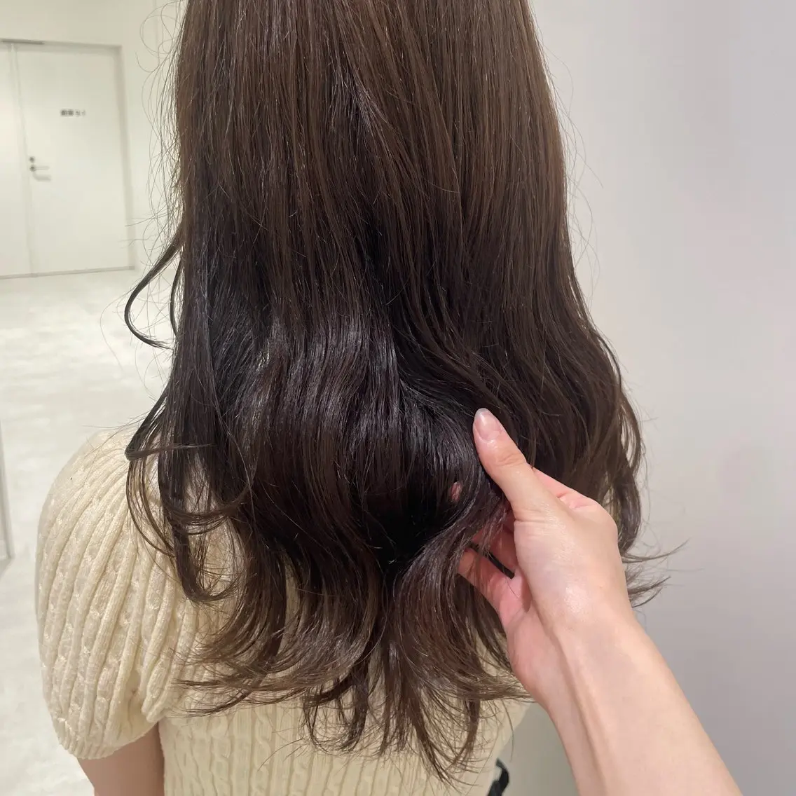 ロング ヘアカラー トリートメント 🎟ブリーチなし/艶 /暖色🎀くるみのヘアスタイル