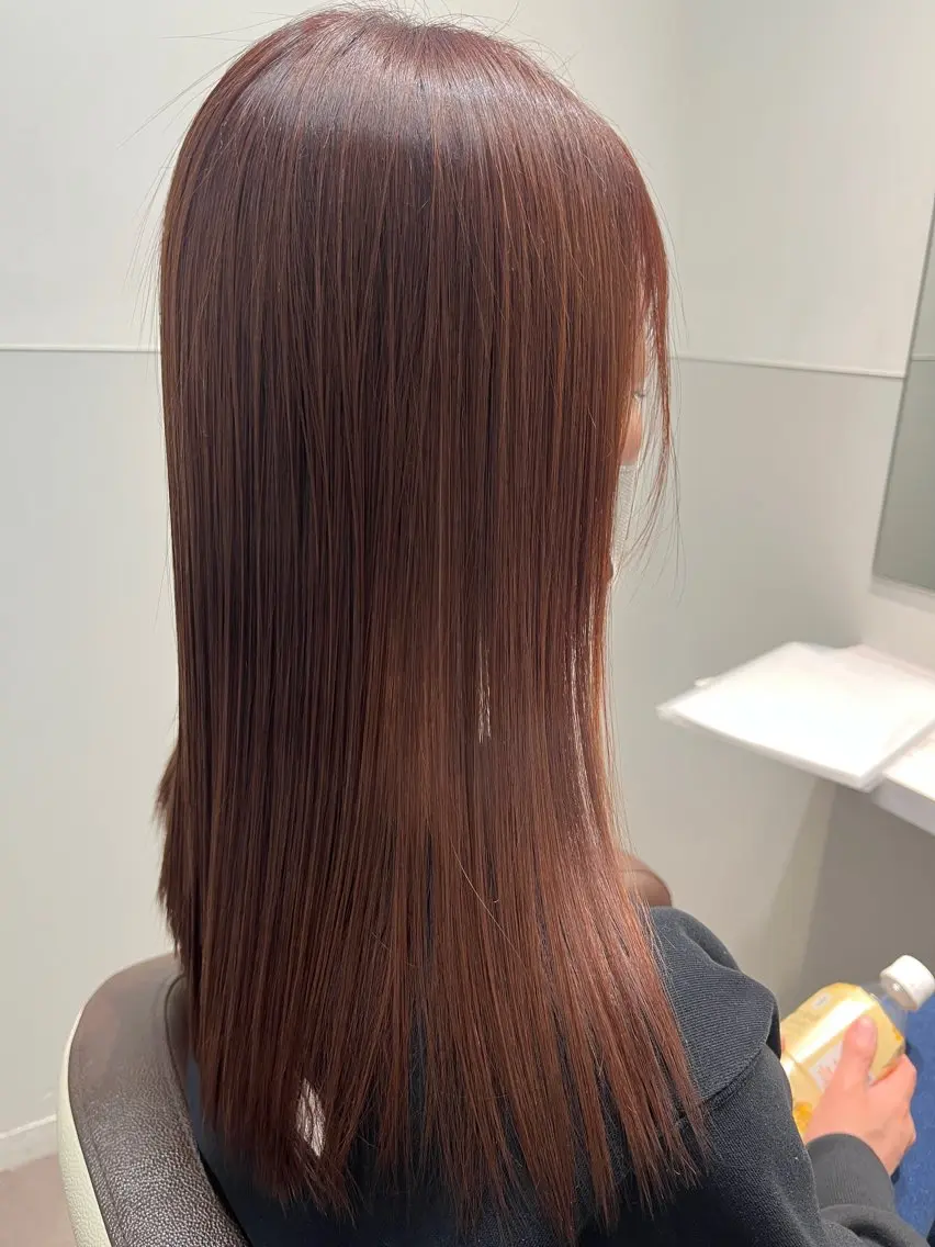 ロング カラー 髪質改善 トリートメント 藤井 仁紀のヘアスタイル