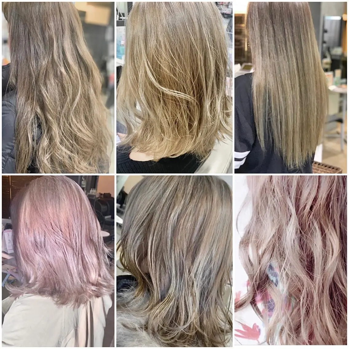 ミディアム カラー ベージュカラー ブリーチ ハイトーンカラー ヘアカラー トリートメント 宮永 智香のヘアスタイル