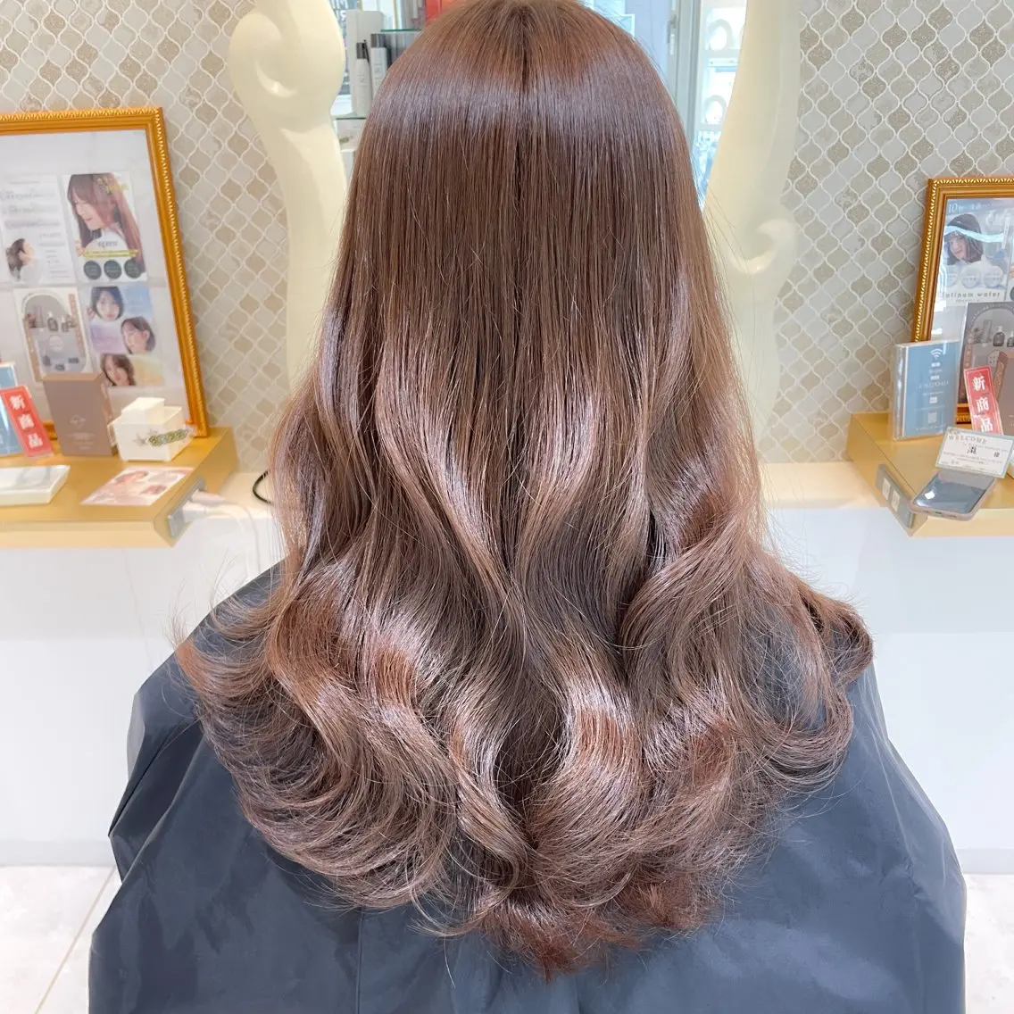 ロング カット ヘアカラー 似合わせヘア🤍 面田法子のヘアスタイル