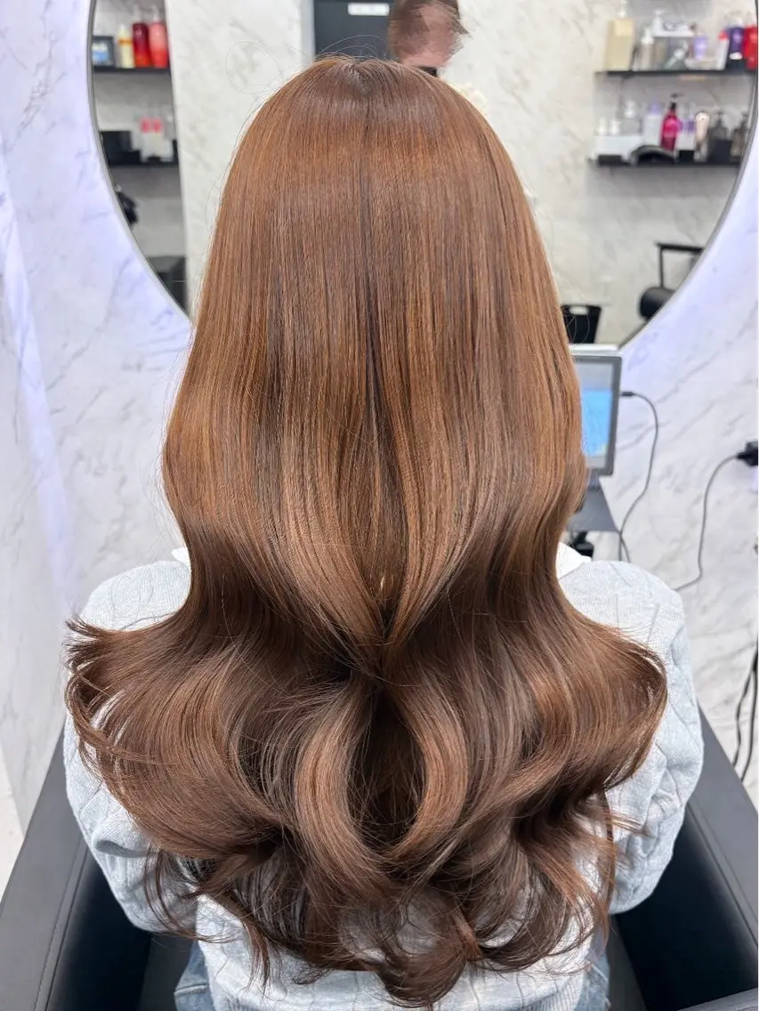 カラー ヘアカラー ⋆✦ Leon カット¥1100‼️のヘアスタイル