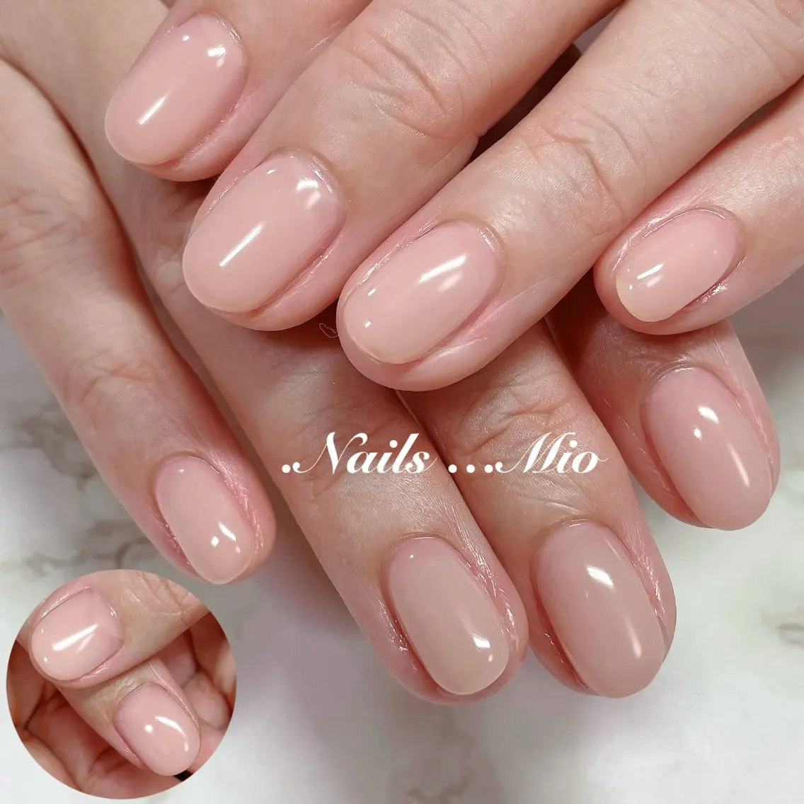 ネイル ジェルネイル ワンカラーネイル .Nails Mio 赤羽西ネイルサロンのネイルデザイン