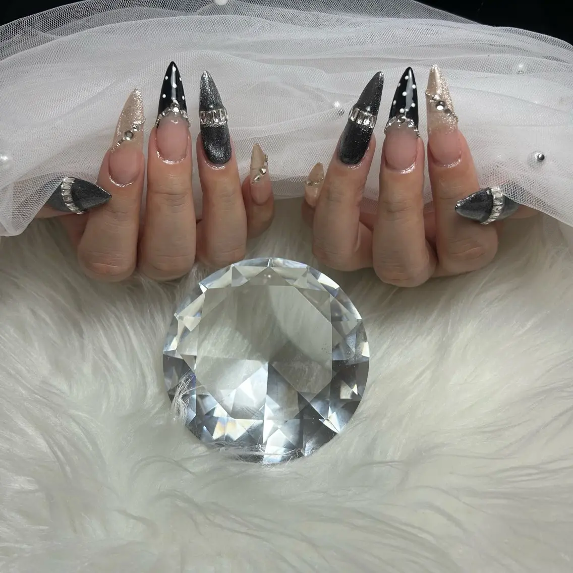 ネイル 長さ出し 持ち込み Luxe nailのネイルデザイン