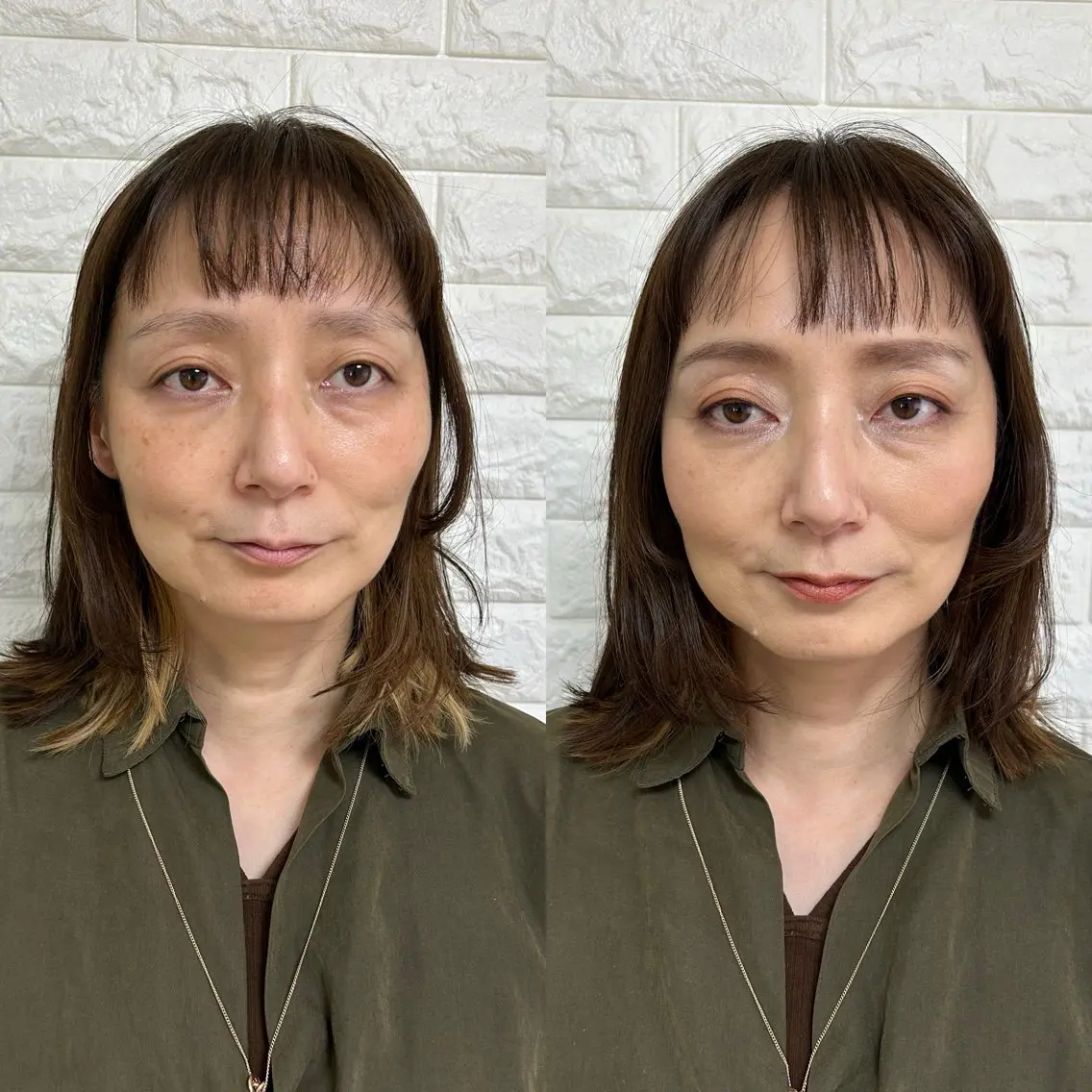【レッスン人気No.1‼️】パーソナルカラー診断＋ナチュラルメイクレッスン90分の写真