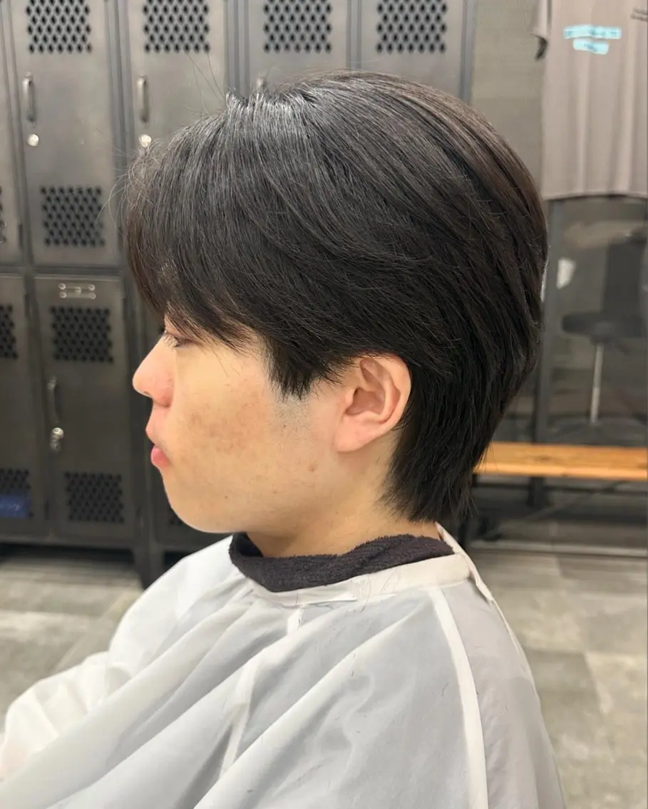 ショート パーマ メンズ くせ毛 縮毛矯正 カット 縮毛矯正 トリートメント メンズ特化 🦋KANOKO🦋のヘアスタイル