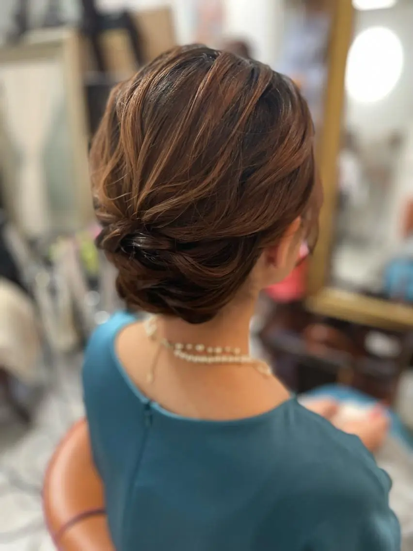 【土日限定】ヘアセット✨列席ヘア、参列ヘア✨お好きな画像などお持ちください😊の写真