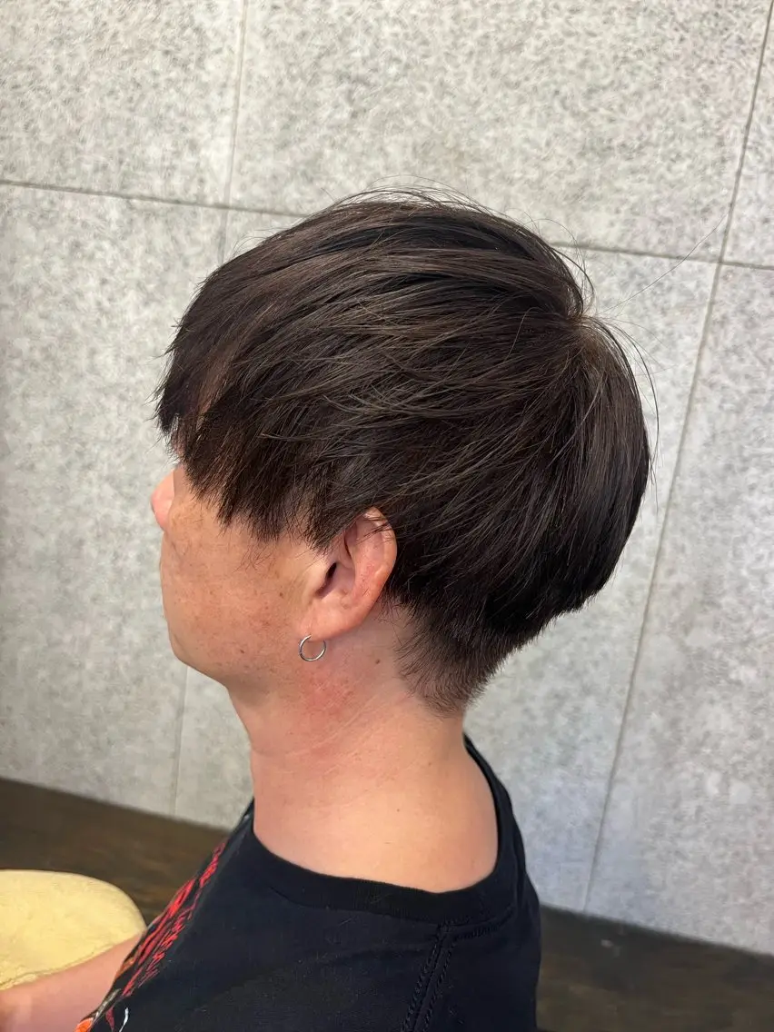 メンズ メンズハイライト メンズハイトーン カット terra🌈大久保 睦美のヘアスタイル