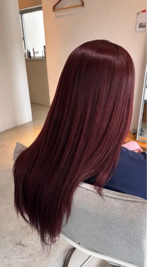 ロング おかだ あかねのヘアスタイル