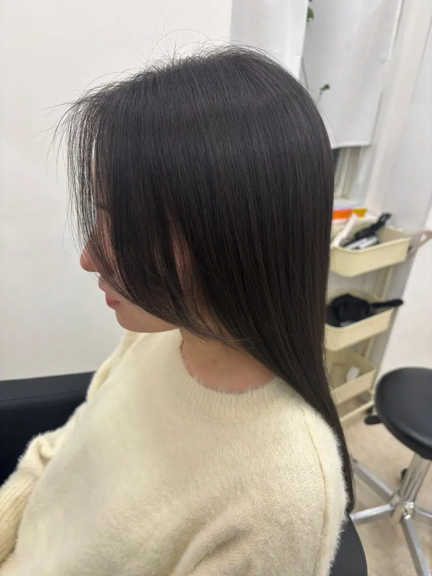 ロング 顔周りカット カット トリートメント 🎀レディース特化 山下 京華🎀のヘアスタイル