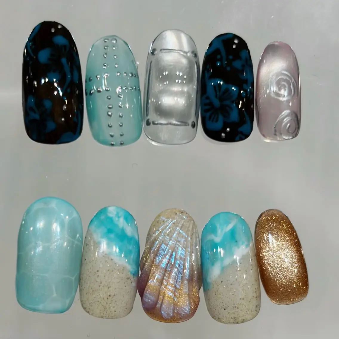 ネイル ハンドネイル ˖ ࣪⊹GRACE モモ✩⡱のネイルデザイン
