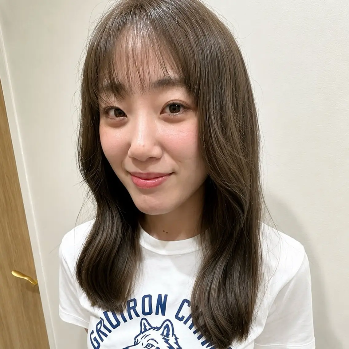 セミロング ヘアカラー 髪質改善 /矢澤涼夏のヘアスタイル