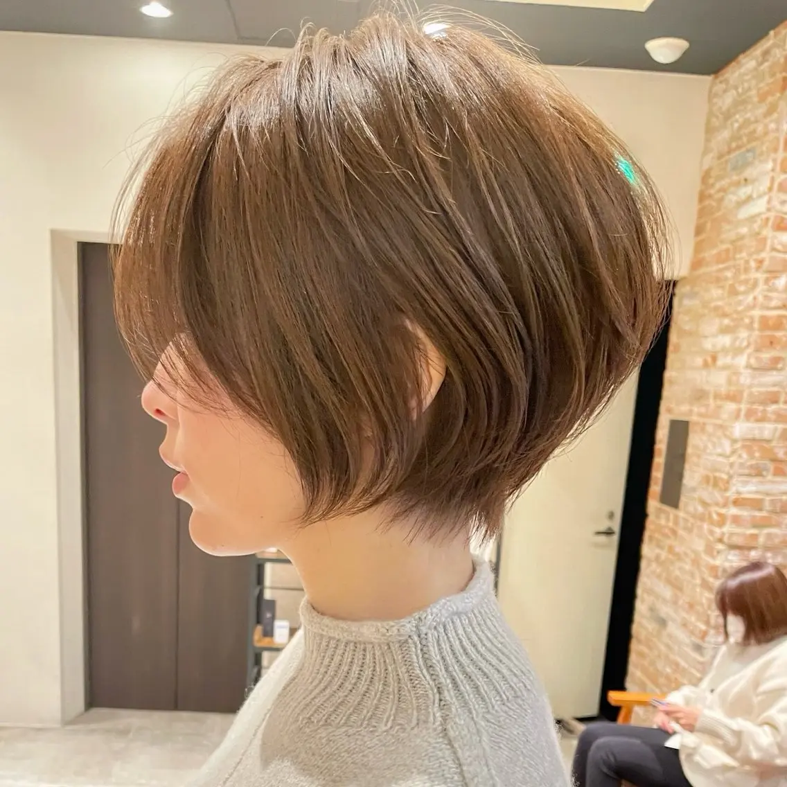 ショート カット ヘアカラー 朝ラク/大人ショート /銀座/若狭真央のヘアスタイル