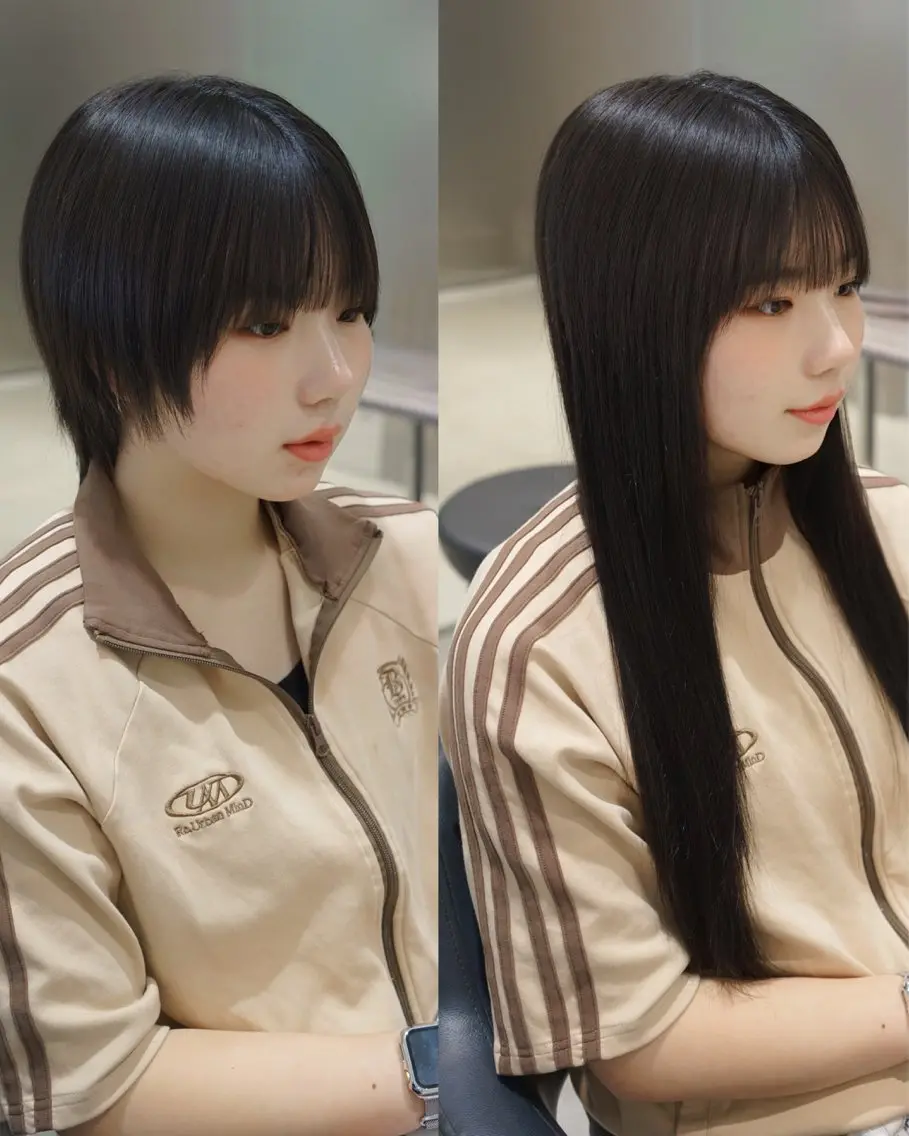 ショート ヘアアレンジ シールエクステ エクステ ショートヘア エクステ LOVED（ラブド） シールエクステ池袋店のヘアスタイル