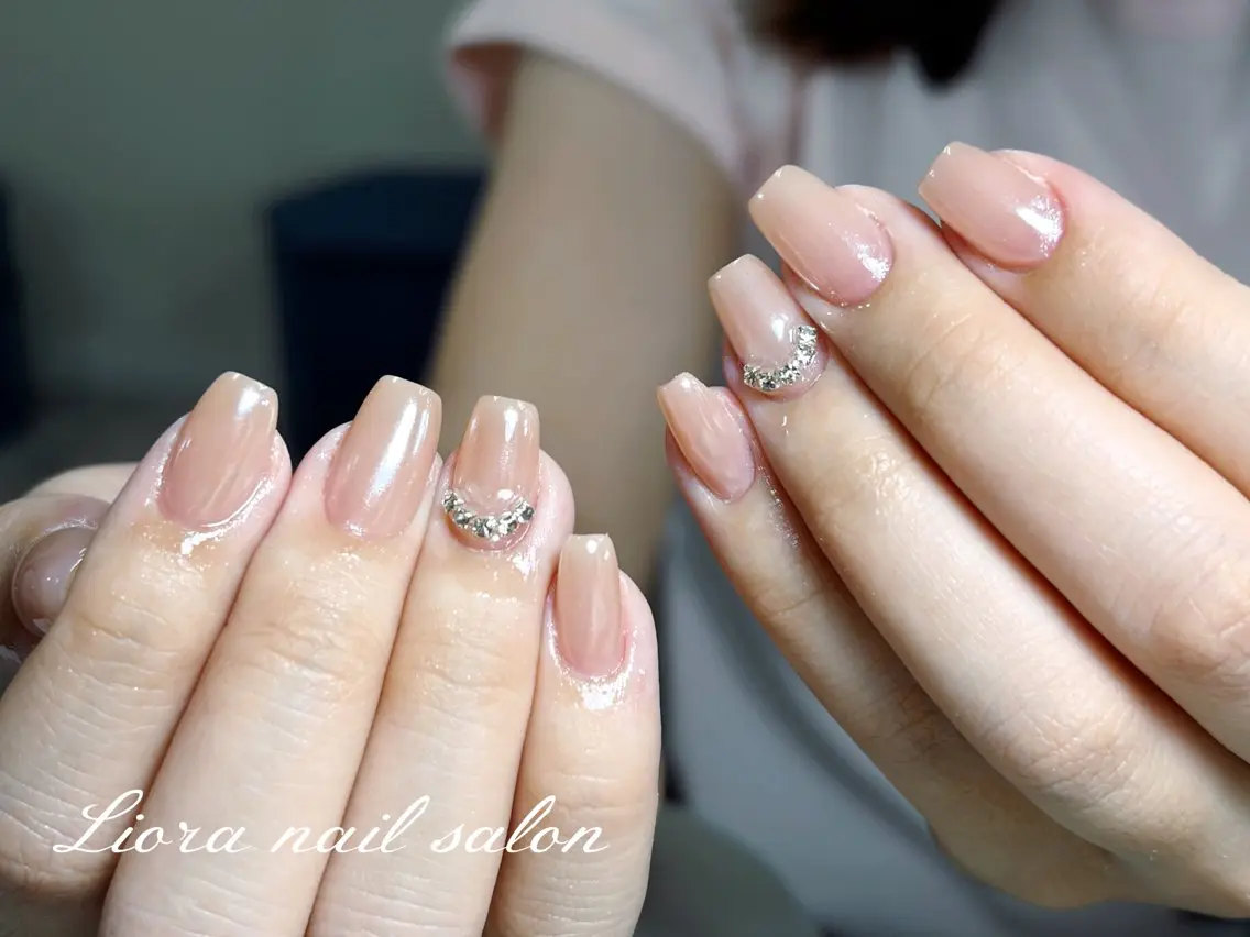 ネイル チークネイル フットネイル フレンチネイル ジェルネイル ガーリー ハンドネイル Liora ネイル スカルプ専門店のネイルデザイン