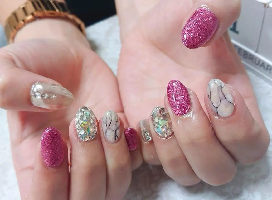 ネイル 大理石ネイル(マーブル) JEWEL nailのネイルデザイン