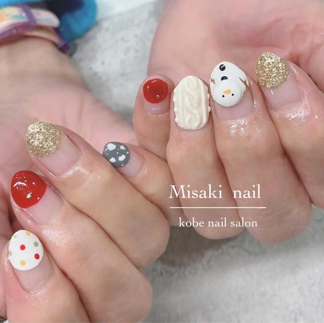 ネイル 韓国ネイル ワンホンネイル ハンドネイル nailsalon miinailsのネイルデザイン