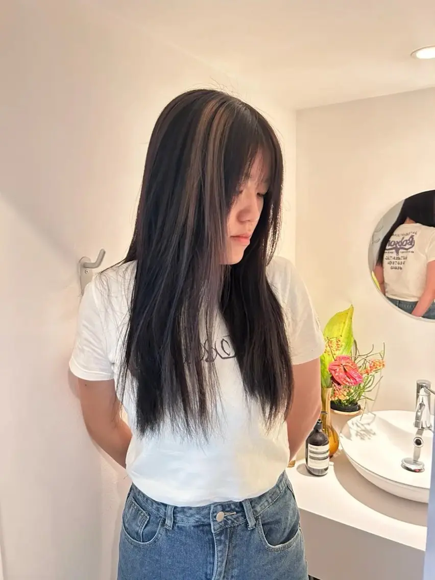 カラー かがやしづ ⭐️カラーモデルのヘアスタイル
