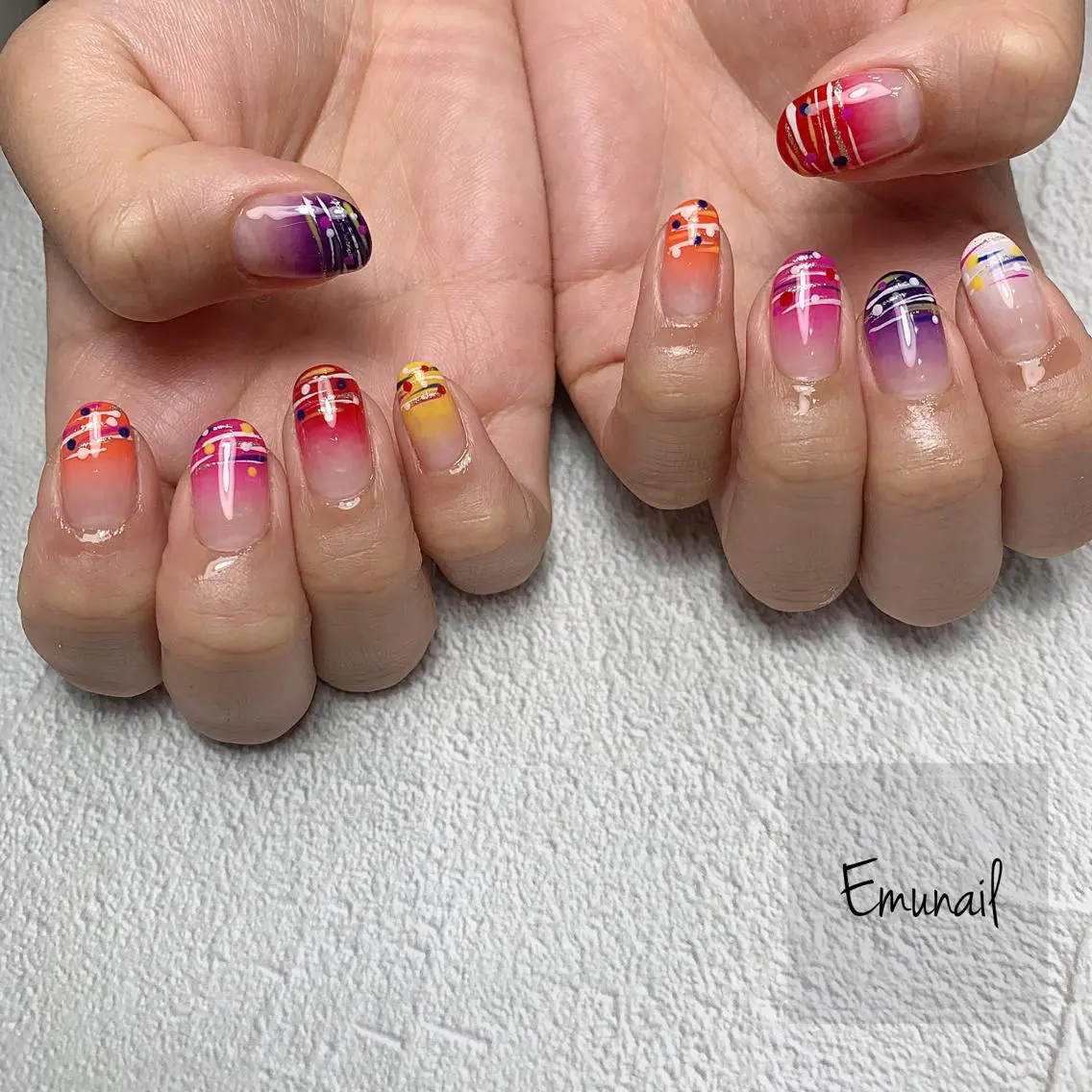 ネイル ハンドネイル Emu Nailのネイルデザイン