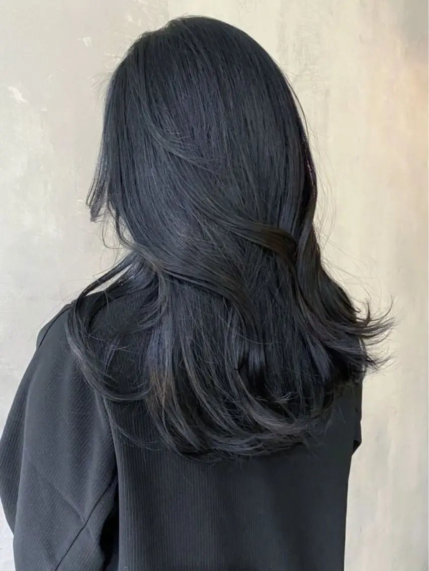 セミロング カラー ヘアカラー トリートメント レイヤー/グレージュ 髪質改善/コウスケのヘアスタイル