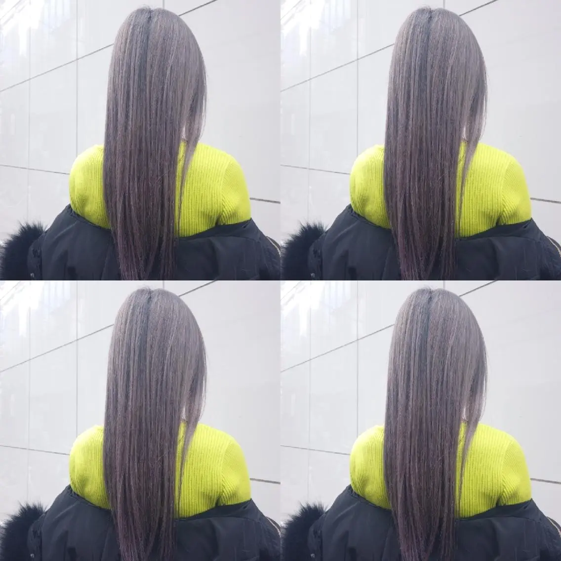 セミロング カラー ヘアアレンジ ブリーチ カット トリートメント 竹内啓太 ボブのヘアスタイル