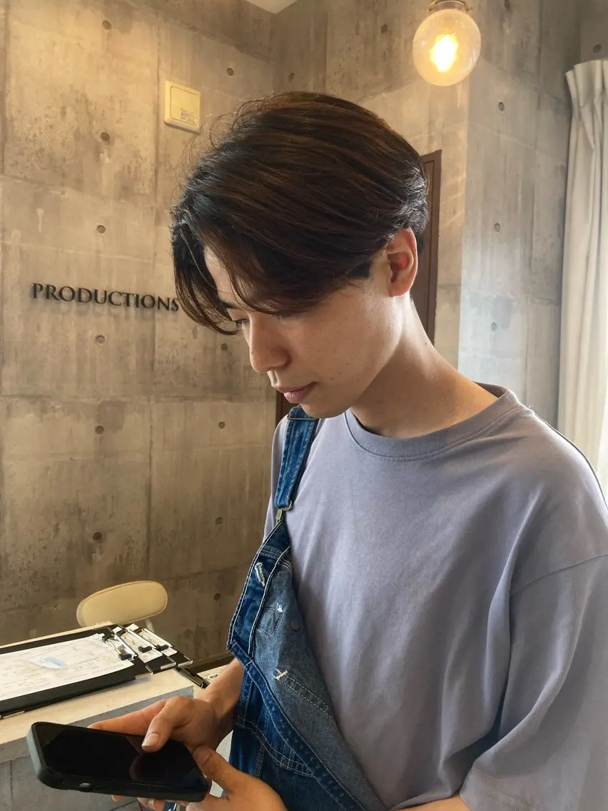 メンズ カット ハマノ ミユのヘアスタイル