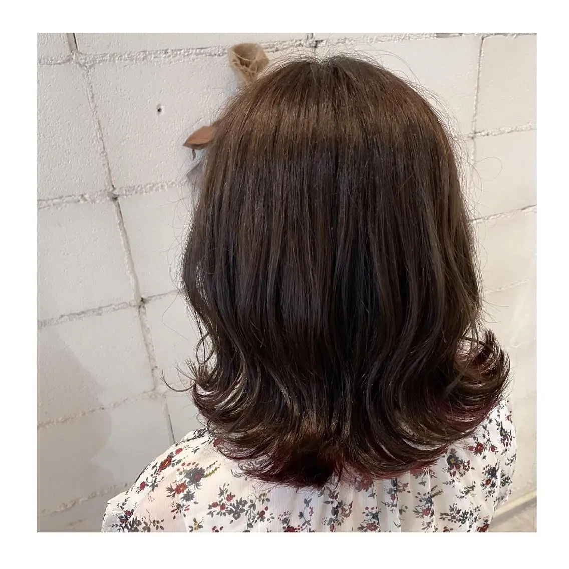 ミディアム ヘアカラー ❁⃘ ち だ り さ ❁⃘のヘアスタイル