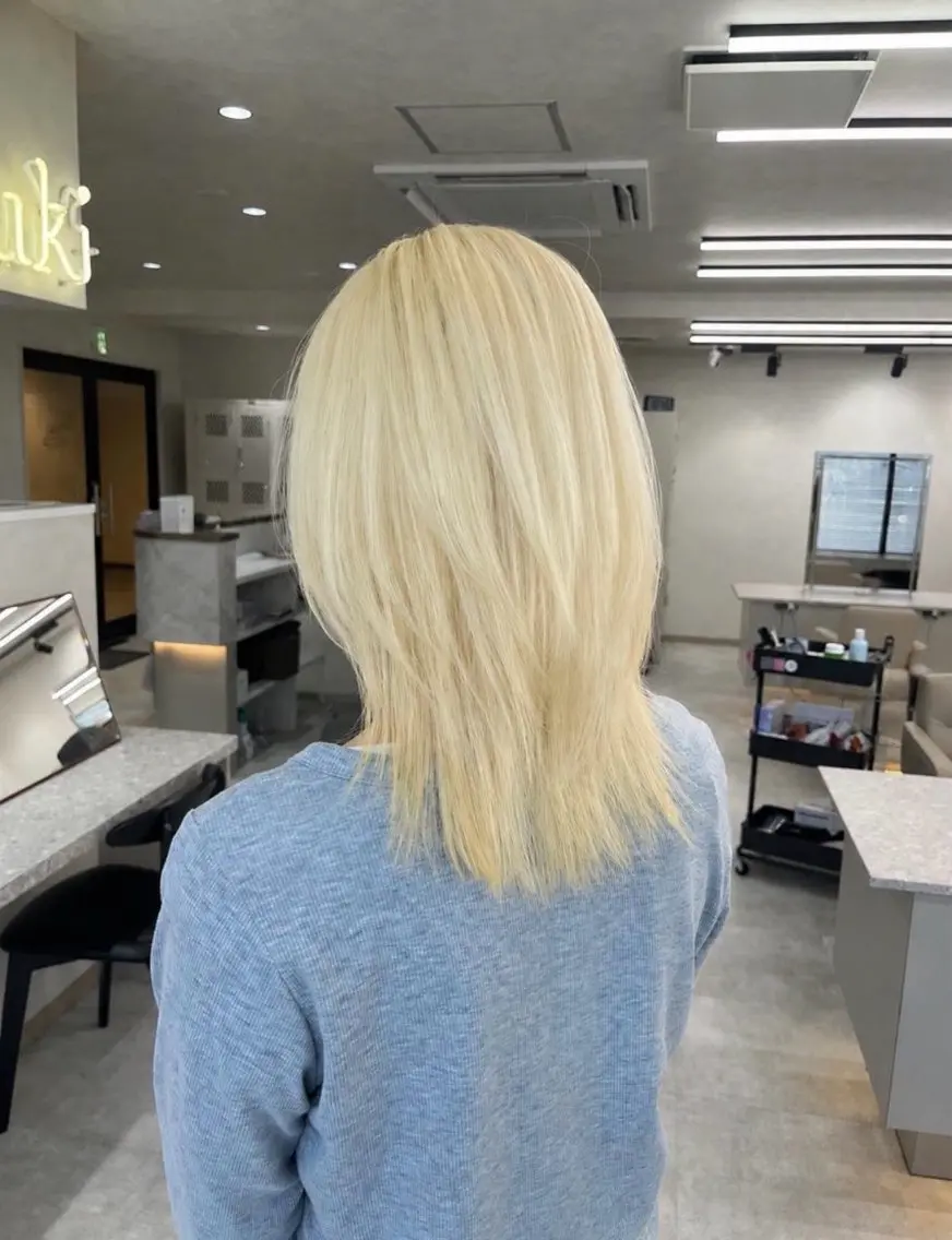 カラー ヘアカラー デザイン×ダブルカラ ーHarusa🎀のヘアスタイル