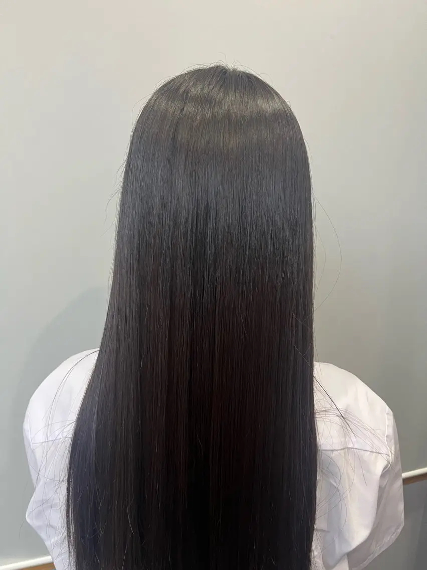 ロング 縮毛矯正 森根 京哉のヘアスタイル