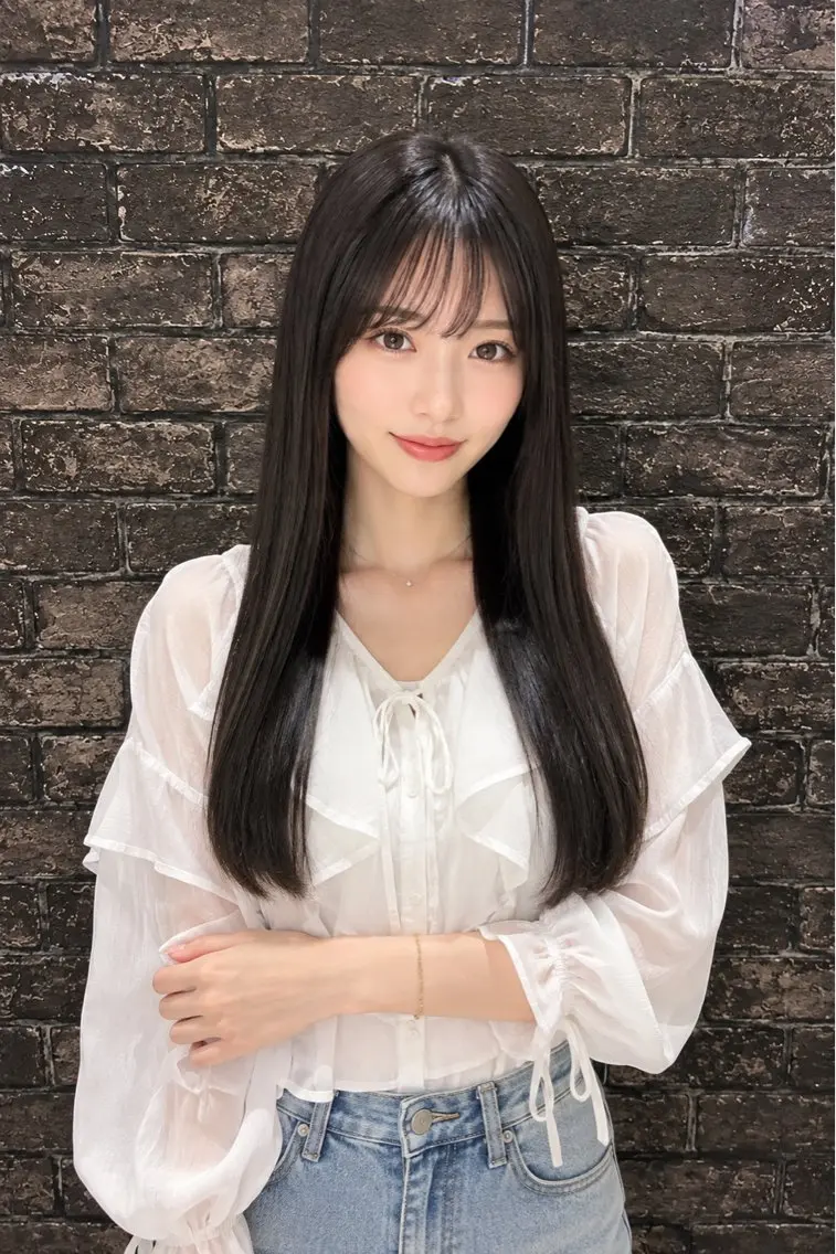 ロング 無料カット charm美容室のヘアスタイル